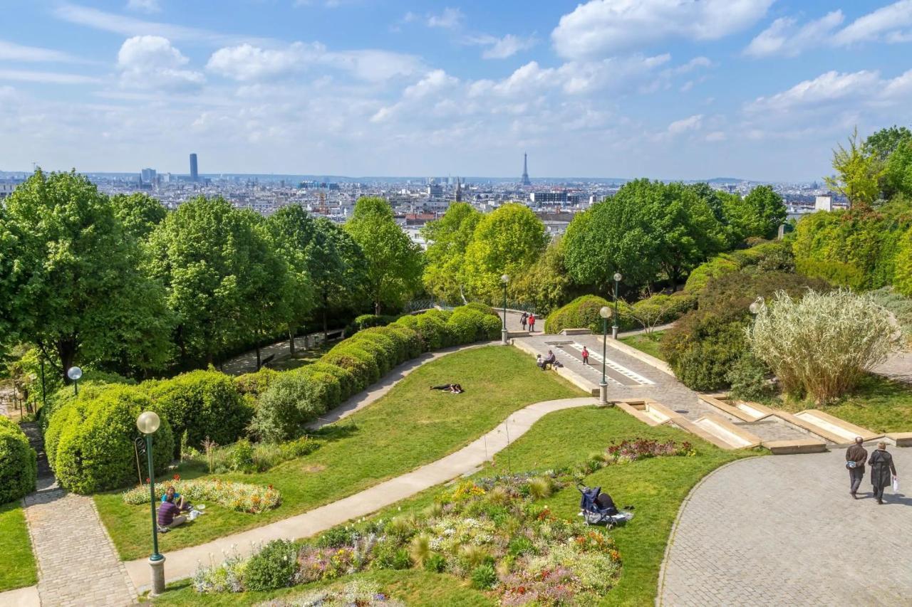 Large And Bright 2 Bdrs Flat With View - Paris 20 Apartment Екстериор снимка
